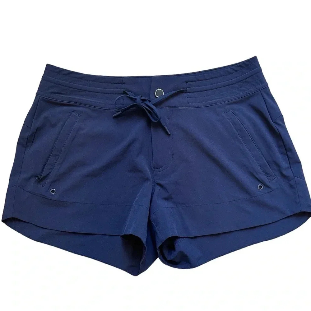 ATHLETA Women’s Dark Navy Blue Athletic Stretchy Everyday Shorts Size 4